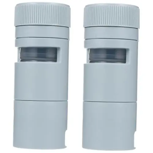 Produktbild: COLLBATH 2 Stk Schleif pillen box tragbarer Pillenbehälter Schleifer tragbare pillendose weekly pill organizer multifunktionaler Tablettenbehälter Behälter für Tablettenschneider Plastik