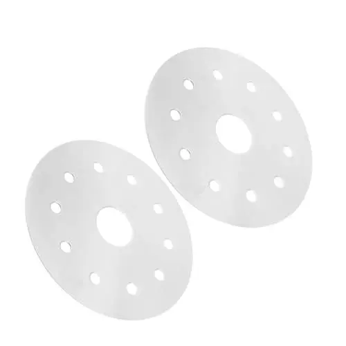 Produktbild: COLLBATH 2pcs Edelstahl Heißer Platte Thermische Guide Platte Kochgeschirr Wärme Leitfähigen Blatt Induktion Kochfeld Konverter Disk