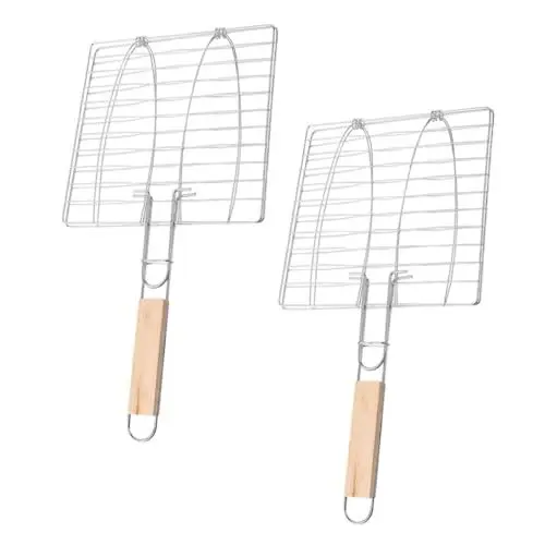 Produktbild: COLLBATH Gegrilltes Fischnetz Grillzange Grillkorb Rindfleisch-grillwerkzeug Picknick-grillausrüstung Verbrühsicherer Griff Leicht Zu Reinigen