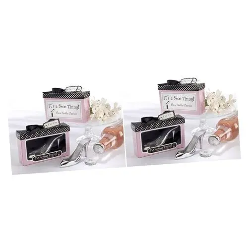 Produktbild: COLLBATH 2st Automatischer Weinflaschenöffner Barmann Dosenöffner Silberne Absätze Flaschenöffner Barkeeper Silberne High Heels Silver