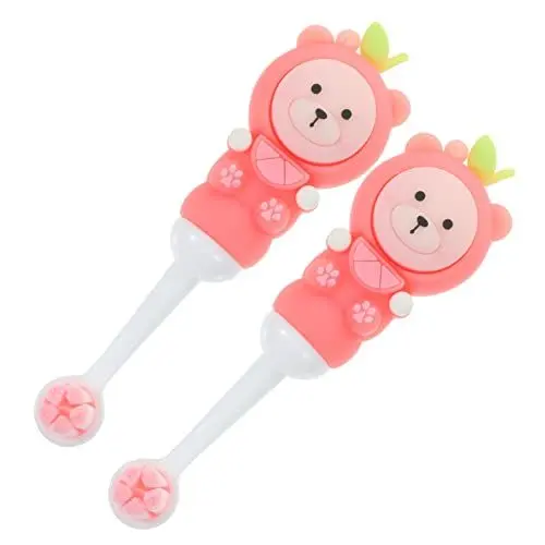Produktbild: COLLBATH Manuelle Kinderzahnbürste 2er-Set Kleinkindzahnbürsten Ergonomischer Griff und weiche Borsten