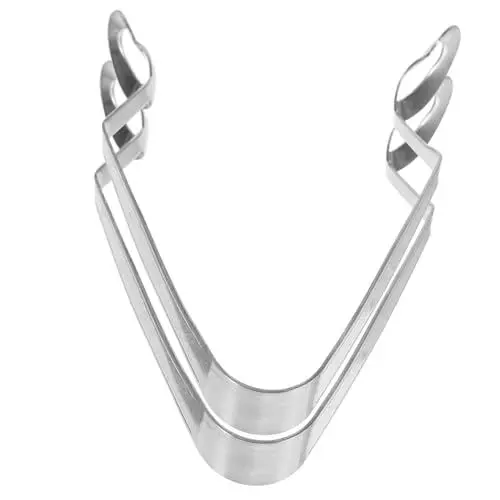 Produktbild: COLLBATH 2st Schnecken Clip Aus Edelstahl Essenszange Grillzange Küchenzubehör Eiswürfelzange Servierzange Schneckenkochzange Restaurant Serviert Zange Toastzange Backen Rostfreier Stahl
