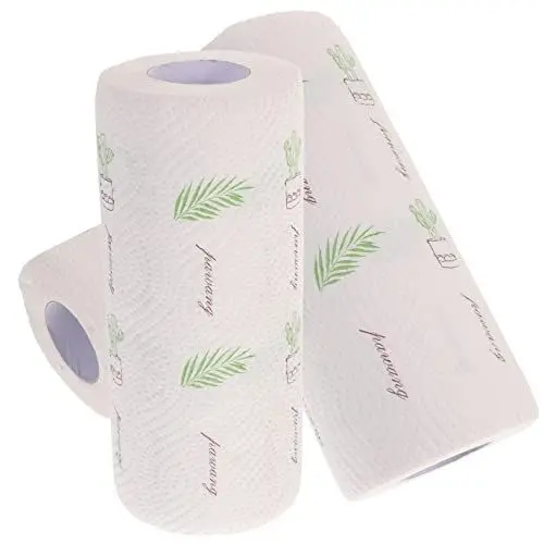 Produktbild: COLLBATH 3 Rollen Küchenöl-Löschpapier küchenrollen kitchen roll Geschirrtücher aus Papier Ölabsorbierendes Papier Küchenzubehör Feuchttücher Hygienetücher Küchenpapier Reinigungspapiertuch