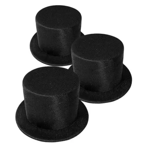 Produktbild: COLLBATH Stabiles Material Mini Zylinder Hut für Puppe Handwerk Material Schneemann Hut Haustier Hut für