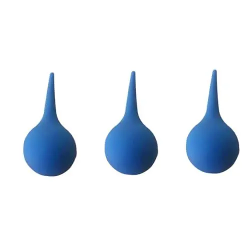 Produktbild: COLLBATH 3st Ohr Reinigung Ohrenreinigungsgerät Bulb Ohrenschmalz Handbirne Ohr Kugel Zum Waschen Der Ohren Ohr Saugen Saugnapf Quetschbirne Nasensauger Ohrensauger Kugeltoner Blue