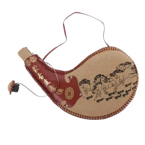 Produktbild: COLLBATH 3st Weinkrug Bota-taschendekoration Dekorative Bota-tasche Weinhautbeutel Tragbare Kantine Wein-bota-tasche Bota-tasche Für Spirituosen Multifunktionale Bota-tasche Brown Stoff