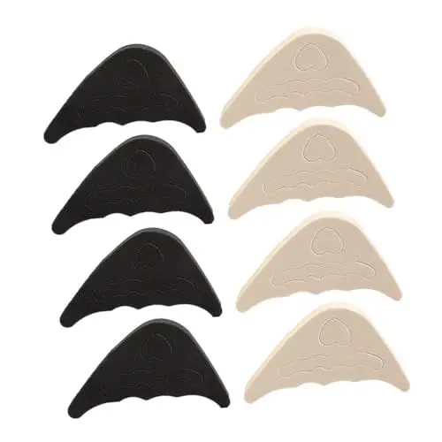Produktbild: COLLBATH Schuheinlagen Heel-seal Schutzpolster Für High Heels Passform Engere Einlagen Für Damenschuhe Schwarz/beige