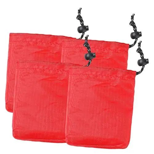 Produktbild: COLLBATH 4 Stück Camping-Taschen Beutel zum Verpacken Outdoor-Aufbewahrungstaschen kleine Tüte für Kleinigkeiten Organizer zum Aufhängen von Taschen draussen kleines Objekt