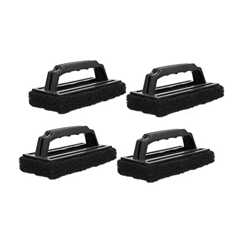 Produktbild: COLLBATH 4 Stück Grillreinigungsbürste Grillplattenreiniger Flat-Top-Gasgrill Ofenreiniger Flachgrills Grillständer Reinigungsmittel küchenmaschiene Haushaltsreinigung Ölreinigungsbürste pp