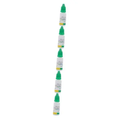 Produktbild: COLLBATH 5 Stück 1 CO2-Erkennungslösung kohlenmonoxid Tank CO-Kontrolllösung für Aquaristik CO-Testlösung für Aquarien Messung Testkits für Aquarien Wassertest-Indikatorlösungen Methylblau