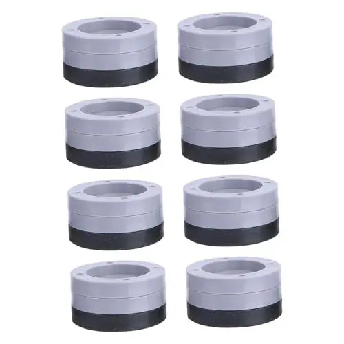 Produktbild: COLLBATH 8St Trockner-Pads gummimatte gummipads rutschhemmende pads waschmaschinenmatte Antivibrationspads für Waschmaschinen Waschmaschinenstabilisator Anti-Lauf-Pads Unterlegscheiben