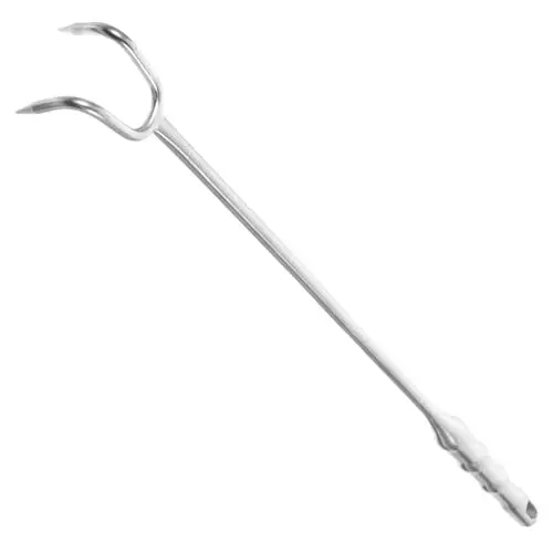 Produktbild: COLLBATH Robuster Fleischhaken Edelstahl Bbq Fleischwender Zum Kochen Grillen Im Freien