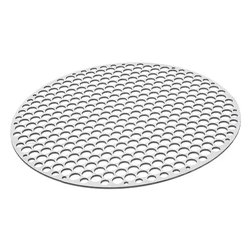 Produktbild: COLLBATH Grillnetz Aus Edelstahl Rund Grillnetz Antihaft-gestell Für Verschiedene Lebensmittel