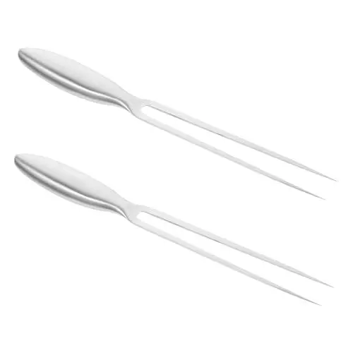 Produktbild: COLLBATH Fleischgabeln Für Die Küche 29 Cm Serviergabeln Aus Edelstahl Grillgabeln Glatter Griff Für Einfache Verwendung