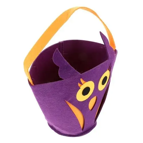 Produktbild: COLLBATH Halloween Leckerli-tasche Party-bevorzugung Handheld Candy Pouch Filz Aufbewahrungstasche Für Leckereien