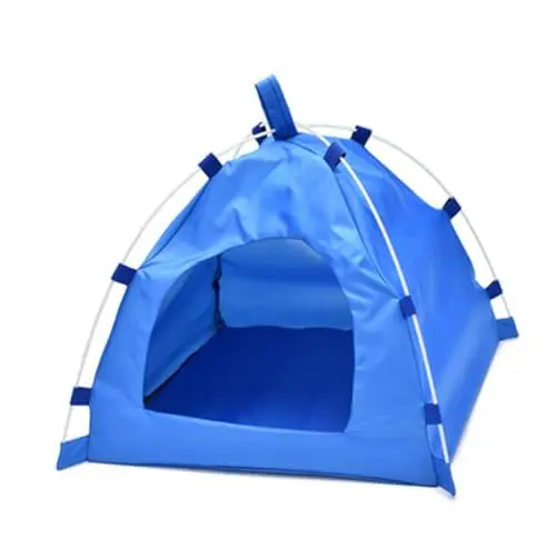 Produktbild: COLLBATH Haustierzelt Hundezelt Sommerzelte Universal- Tierheim Outdoor-Zubehör für Haustiere abziehbar außen Dampfdicht tierbett Haustierzubehör Hundebett Katzen und Hunde Outdoor-Produkt