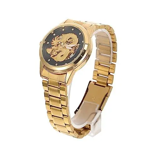 Produktbild: COLLBATH Elegante Herren-Armbanduhr aus Edelstahl wasserdicht Chronograph analog vollautomatisch Metall Armbanduhr für Männer