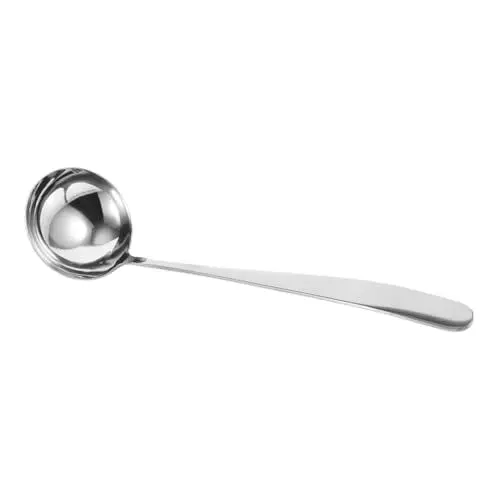 Produktbild: COLLBATH Hot Pot Löffel Verdickter Wasserschöpflöffel Praktischer Wasserlöffel Suppenschöpfer Küchenwasserschöpfer Suppenlöffel Edelstahllöffel Wasserlöffel Metallschöpflöffel