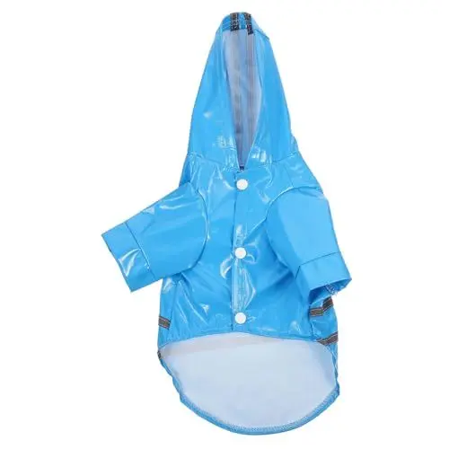 Produktbild: COLLBATH Regenmantel Für Haustiere – Hunderegenjacke Leicht Und Kompakt Mit Kapuze Für Bis Große Hunde