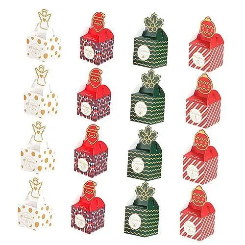 Produktbild: COLLBATH Kasten Weihnachts-Süßigkeiten-Box süßigkeiten box weihnachtsmotiv weihnachten candy box tasche für weihnachtsgeschenke Geschenkboxen aus Papier Schokoladenkisten Süßigkeiten Fall