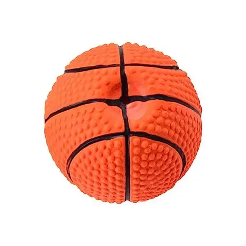 Produktbild: COLLBATH Interaktives Molarenspielzeug Für Haustiere Basketballform Kauspielzeug Für Hunde Quietschendes Hundespielzeug Für Die Gesundheit