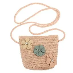 Produktbild: COLLBATH Umhängetasche für Mädchen Handgewebte Strandtasche Aus mit Quasten Perfekte Crossbody Bag für Den Sommer Ideal für Strand und Freizeit