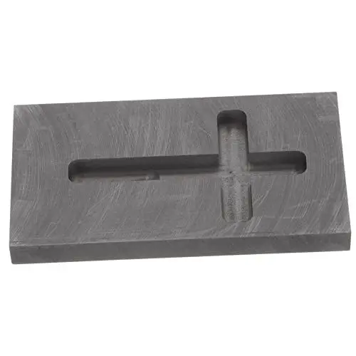 Produktbild: COLLBATH Kreuzschmelzer Handguss-Set, Delfter Ton, Schmuck, Schmelzmodell, Barrenformen zum Gießen von Metallgussformen, Tiegel zum Schmelzen von Metall-Kits, Graphitdraht, Gold