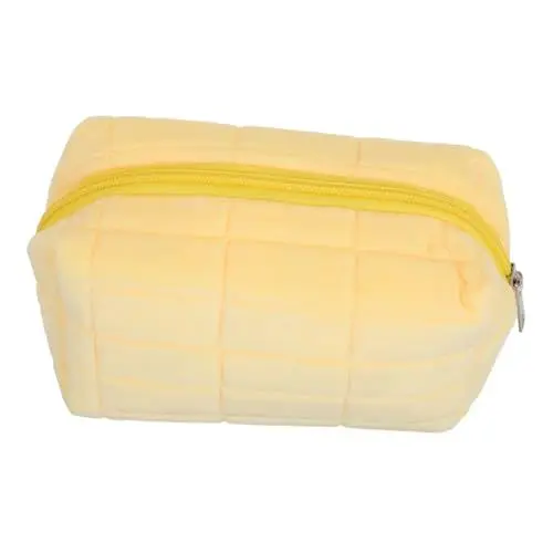 Produktbild: COLLBATH Gesteppte Make-up-Tasche Aus Baumwolle Süße Aufbewahrungstasche Für Kosmetik Mini-Tasche Hautpflege Frauen Und Mädchen