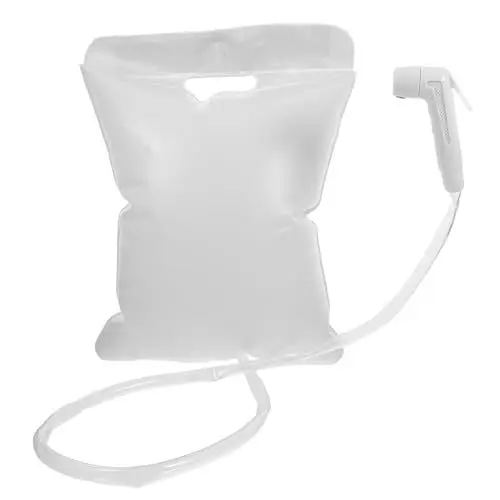 Produktbild: COLLBATH Outdoor Duschtasche Aus Kunststoff Tragbare Campingdusche Mit Wasserschlauch Kompakt Und Vielseitig Einsetzbar Für Camping Und Outdoor-aktivitäten
