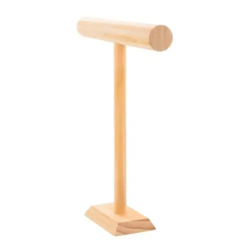 Produktbild: COLLBATH Holz Schmuckständer Armbandhalter Praktischer Schmuckdisplay Für Halsketten Und Uhren Sicherer Aufbewahrungsständer Für Schmuck Tischplatte Für Einzelhandel Und Zuhause