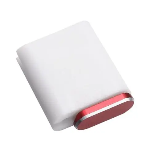 Produktbild: COLLBATH Staubstecker handyschutz Handy zubehör Handy staubschutz c Fülllochstopfen Aluminiumlegierungsabdeckung für Telefon Ladeanschlussschutz Lagerung Staubstopfen Datenstecker rot
