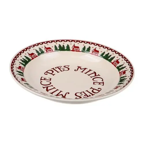 Produktbild: COLLBATH Weihnachtsteller Speiseteller aus Porzellan Süßigkeitenschale Dessert-Serviertablett Weihnachtsbonbonteller Geschirrset keramik teller Dessertteller aus Keramik Restaurantteller
