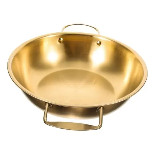 Produktbild: COLLBATH Ramen-topf Aus Edelstahl 24 Cm Suppentopf Kessel Suppentopf Für Instantnudeln Leicht Zu Reinigen Doppelgriffe Robust Stilvolles Aussehen