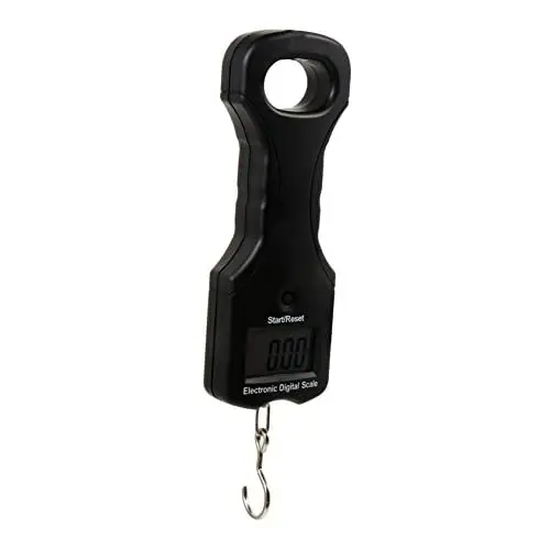 Produktbild: COLLBATH elektronische Waage kranwaage crane scale Handgepäckwaage briefwaagen präzisionswaage hängende Waage Kofferwaage Angelhakenwaage Handwaage Waage für Fische Fischwaage Plastik Black