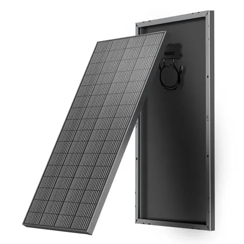 Produktbild: Collect Light 200W Solarpanel 12V monokristallin Solarmodul Photovoltaik Solarzelle Ideal zum Aufladen von 12V Batterien Wohnmobil Garten Camper (Schwarz, Solarmodul(Upgrade))