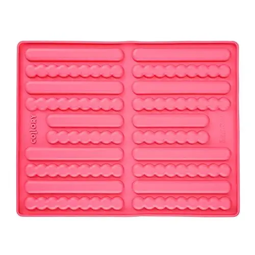 Produktbild: Collory® Silikon Backmatte Hundekekse Sticks (16 cm), Knabberstangen, Kaustangen als Hundesnack, Riegel, Backform Müsli Riegel, Snack für Mensch und Tier