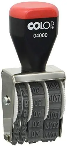 Produktbild: COLOP Datum-Stempel 04000 Monate in Ziffern Abdruckhöhe 4 mm, 108646