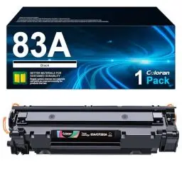 Produktbild: Coloran 83A CF283A Kompatibel für HP 83A Toner Schwarz für HP Laserjet Pro MFP M127fw Toner MFP M125nw M125a M127fn M127fs M225dn M225dw Pro M201dw M201n (Schwarz, 1er-Pack)