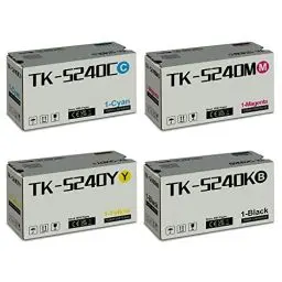 Produktbild: Coloran TK5240 TK-5240 Toner Kompatibel für Kyocera TK5240K TK-5240K Ecosys M5526cdw M5526cdn P5026cdw P5026cdn M5526 P5026 TK-5240C TK-5240M K-5240Y TK 5240 5240K (4er-Pack,Schwarz Cyan Gelb Magenta)