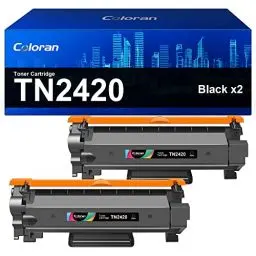 Produktbild: Coloran TN2420 TN-2420 Kompatibel für Brother TN2420 für Toner Brother MFC L2710DW L2730DW L2750DW HL-L2350DW L2375DW DCP-L2530DW L2550DN (2 Schwarz)