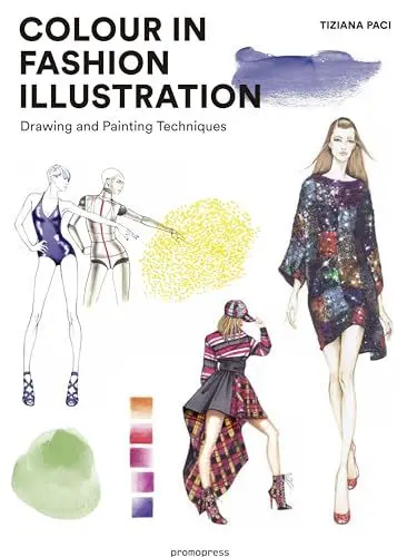 Produktbild: Colour in Fashion Illustration: Drawing and Painting Techniques (Promopress)