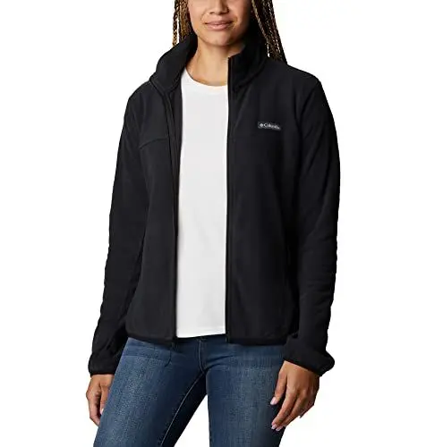 Produktbild: Columbia Damen Fleece-oberteil Mit Durchgehendem Reißverschluss Ali Peak, Black, L, 193334