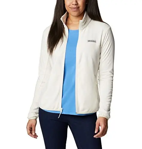 Produktbild: Columbia Damen Fleece-oberteil Mit Durchgehendem Reißverschluss Ali Peak, Chalk, XL, 193334