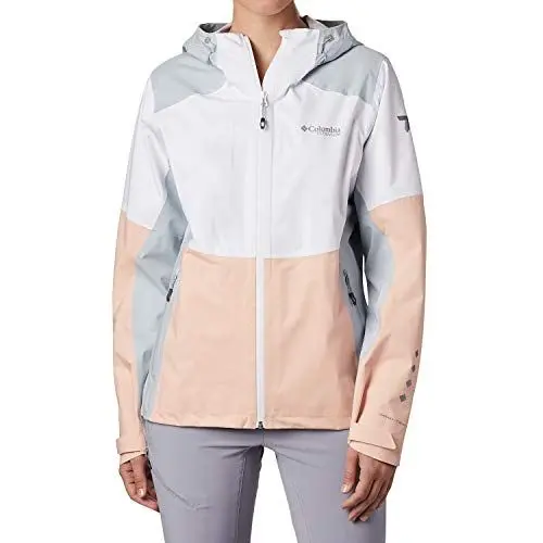Produktbild: Columbia Damen Titan Pass Shell Fleecejacke, White, Peach Cl, XS