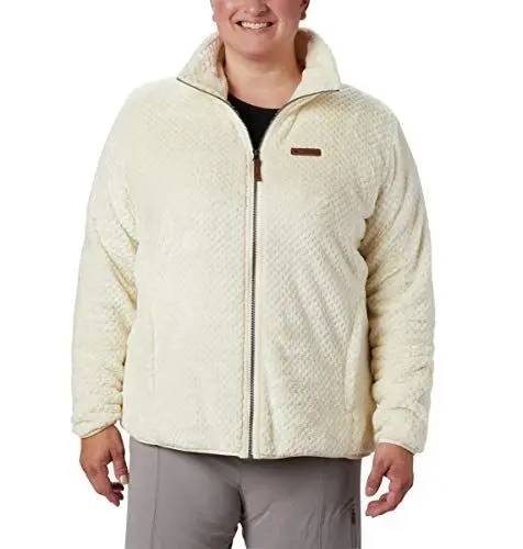 Produktbild: Columbia Fire Side II Sherpa Reißverschlussjacke für Damen, Chalk