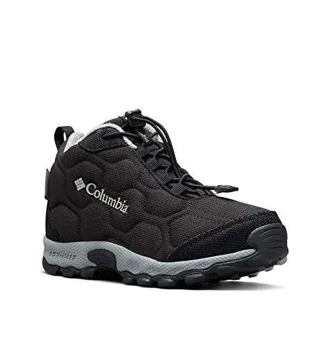 Produktbild: Columbia Firecamp Mid 2 WP wasserdichte Wanderstiefel für Kinder, Schwarz (Black x Monument C), 27 EU