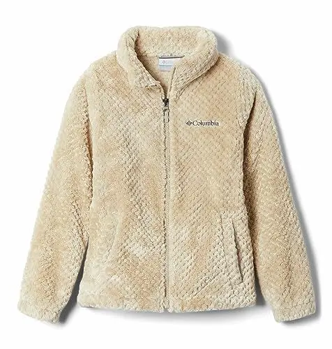 Produktbild: Columbia Girl's Fire Side Sherpa Full Zip Fleece Pullover, Ancient Fossil, S