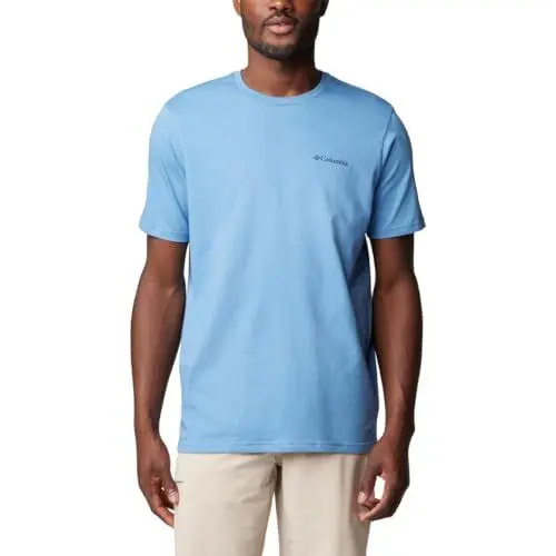 Produktbild: Columbia Herren Rockaway River T-Shirt mit Aufdruck auf der Rückseite