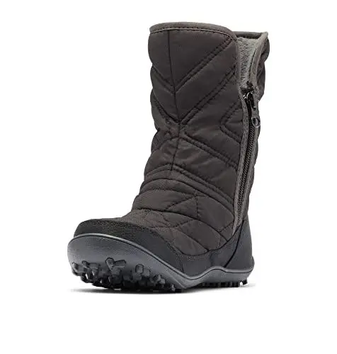 Produktbild: Columbia Minx Slip III wasserdichte Schneestiefel für Kinder, Schwarz (Black x White Y), 39 EU