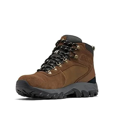 Produktbild: Columbia Newton Ridge Plus II Suede WP wasserdichte Wanderstiefel für Herren, Braun (Dark Brown x Dark Grey), 44.5 EU